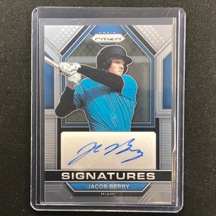 2023 Prizm MLB JACOB BERRY Signatures Auto Base #JB