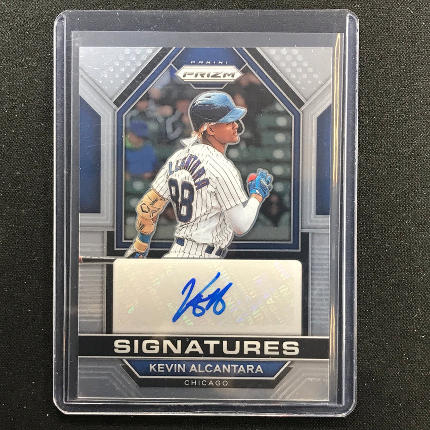 2023 Prizm MLB KEVIN ALCANTARA Signatures Auto Base #KA