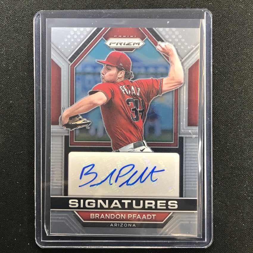 2023 Prizm Mlb Brandon Pfaadt Signatures Auto Base No Bp