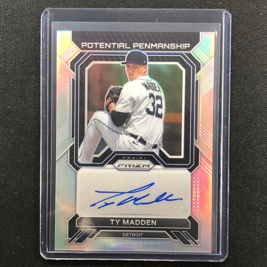 2023 Prizm MLB TY MADDEN Potential Penmanship Auto Silver Prizm #TM