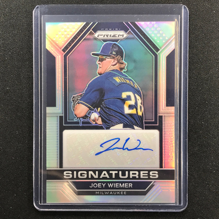 2023 Prizm MLB JOEY WIEMER Signatures Auto Silver Prizm #JW