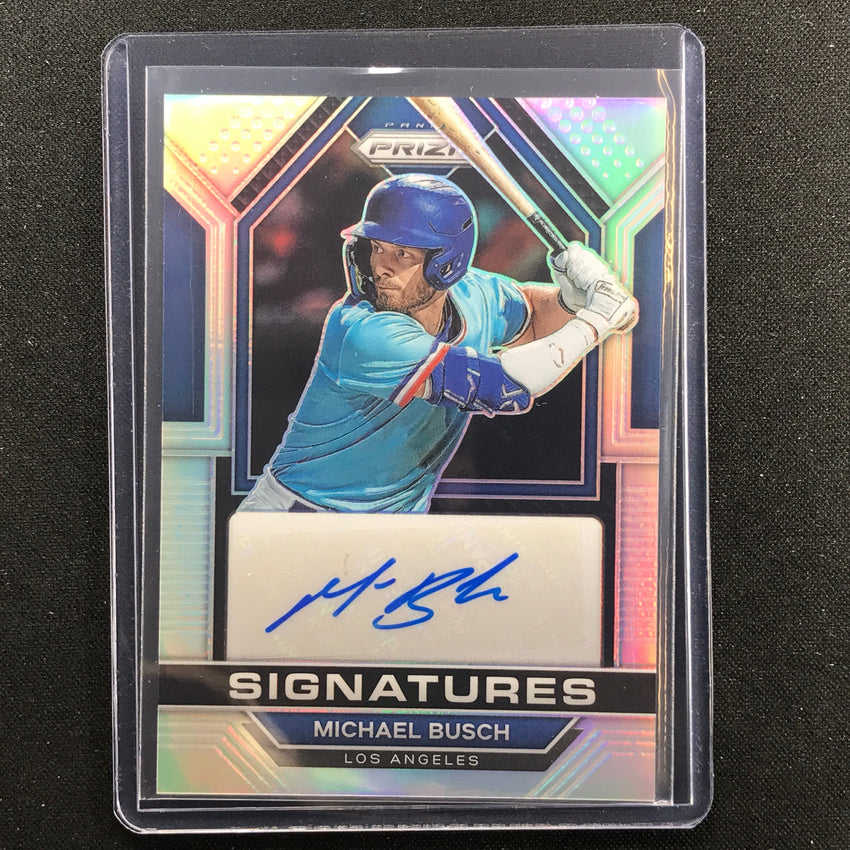 2023 Prizm Mlb Michael Busch Signatures Auto Silver Prizm No Mb