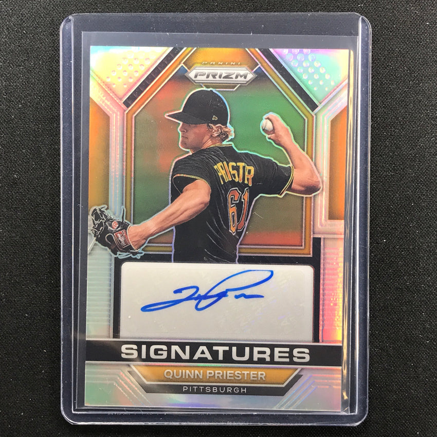 2023 Prizm MLB QUINN PRIESTER Signatures Auto Silver Prizm #QP