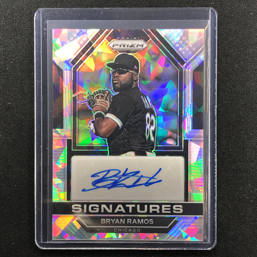 2023 Prizm MLB BRYAN RAMOS Signatures Auto Cracked Ice #BR