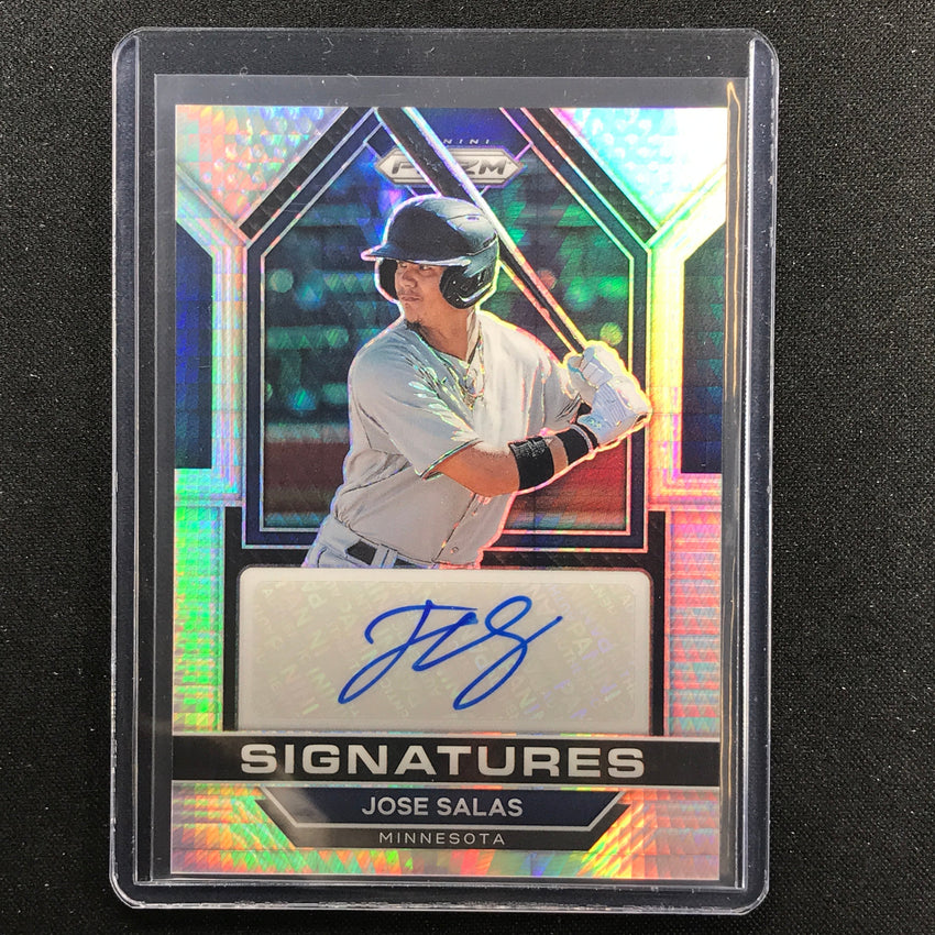 2023 Prizm MLB JOSE SALAS Signatures Auto Hyper #JS
