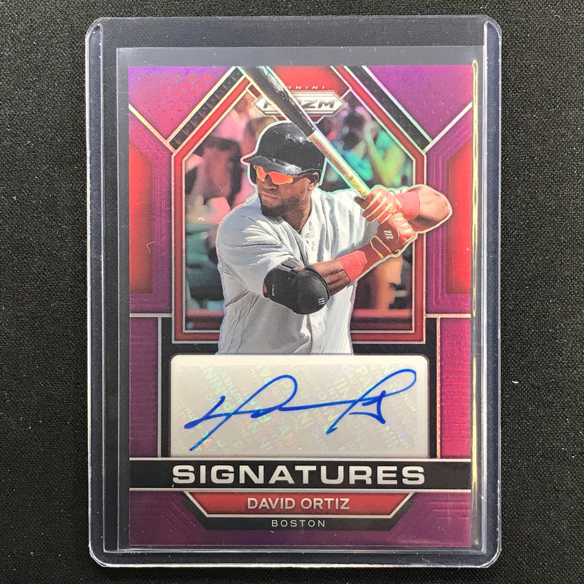 2023 Prizm Mlb David Ortiz Signatures Auto Purple 7/99