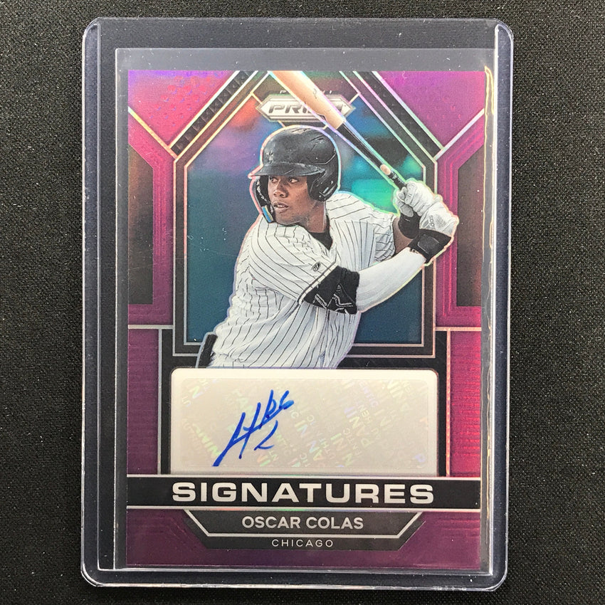 2023 Prizm Mlb Oscar Colas Signatures Auto Purple 13/99