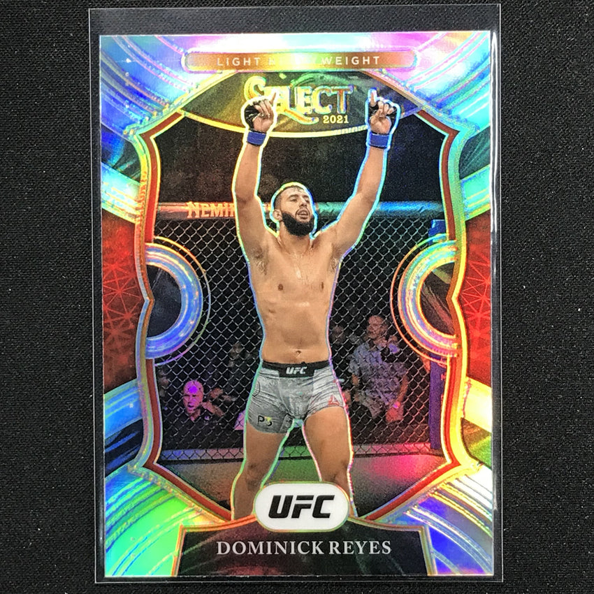 2021 Select Dominick Reyes Concourse Silver Prizm No 52