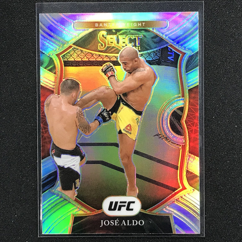 2021 Select Jose Aldo Concourse Silver Prizm No 65