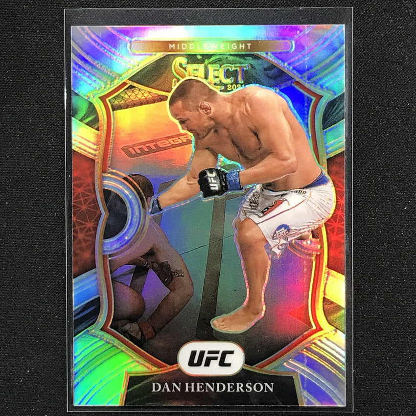 2021 Select Dan Henderson Concourse Silver Prizm No 80