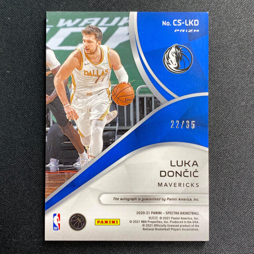 2020-21 Spectra Luka Doncic Catalysts Signatures Auto Astral 22/35