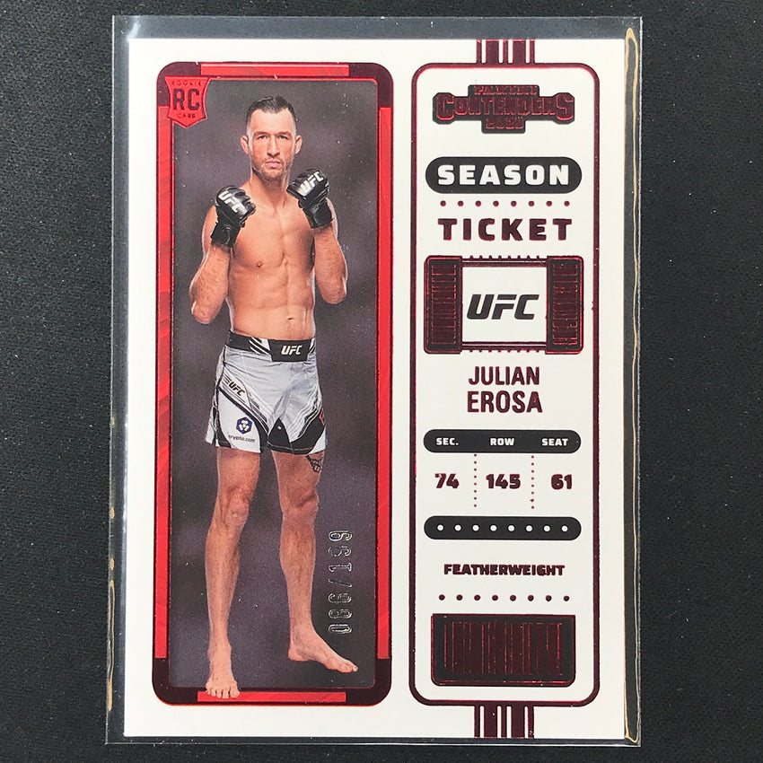 2023 Chronicles UFC JULIAN EROSA Contenders Season Ticket Rookie Red /199 #107