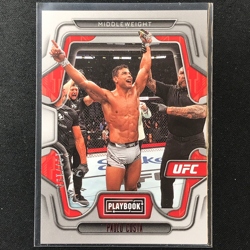2023 Chronicles UFC PAULO COSTA Playbook Red /199 #116