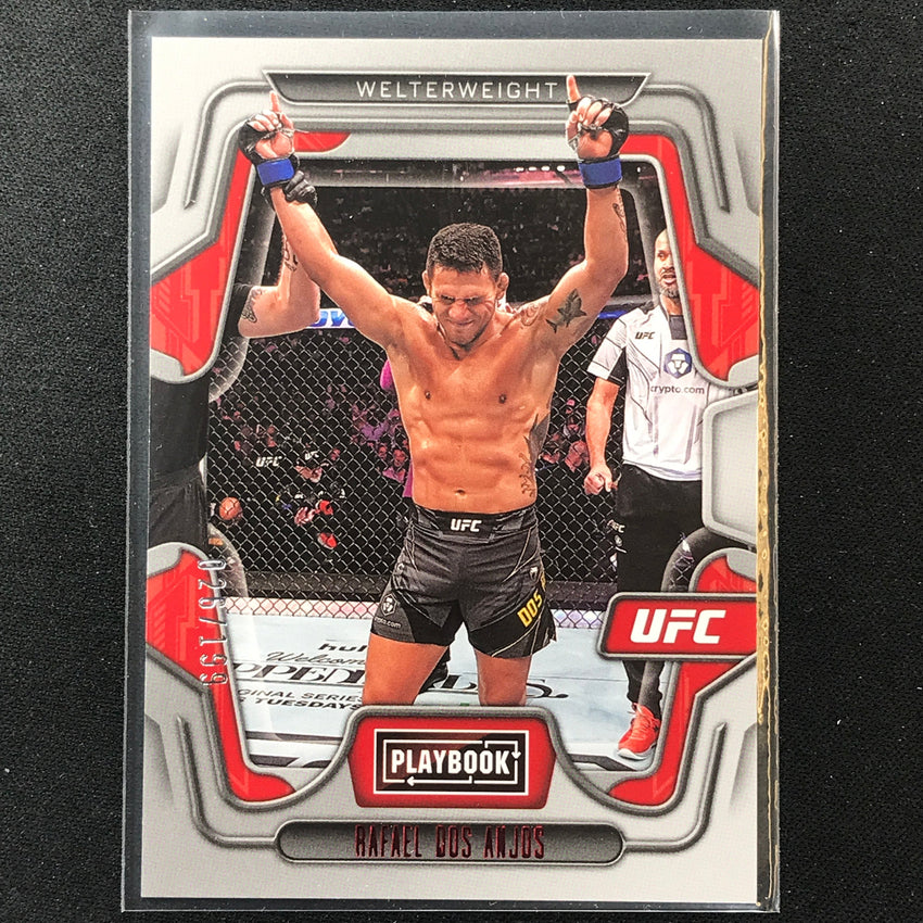 2023 Chronicles UFC RAFAEL DOS ANJOS Playbook Red /199 #118