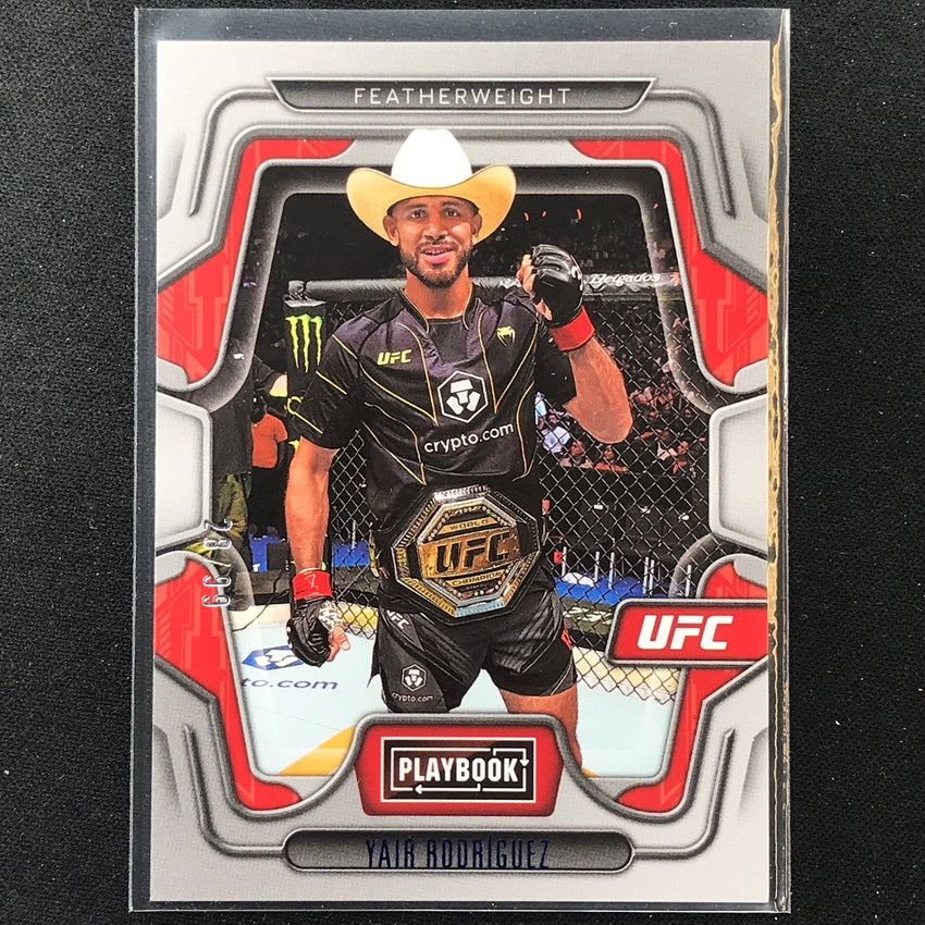 2023 Chronicles UFC Yair Rodriguez Playbook Blue 28/99
