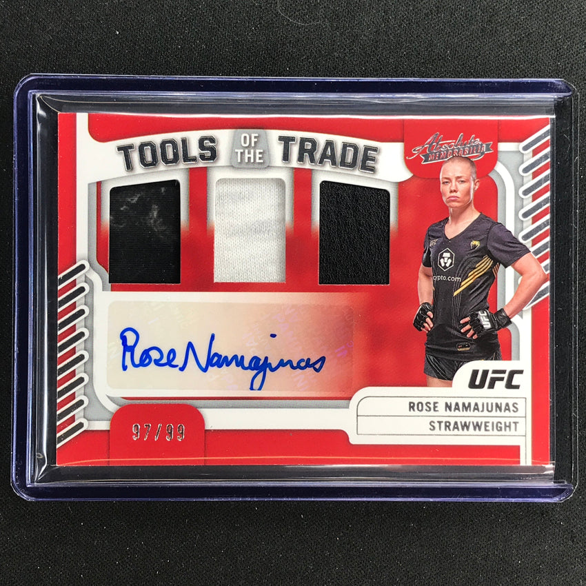 2023 Chronicles UFC Rose Namajunas Absolute Tools Of The Trade Relic Auto 97/99