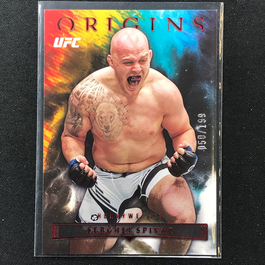 2023 Chronicles UFC SERGHEI SPIVAC Origins Red /199 #140