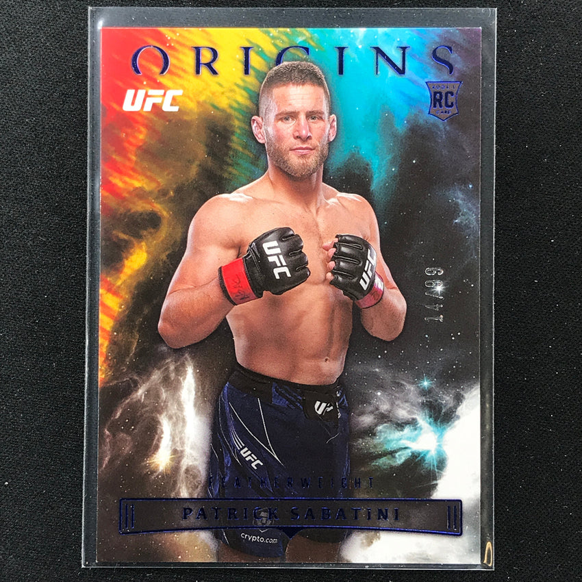 2023 Chronicles UFC Patrick Sabatini Origins Rookie Blue 14/99