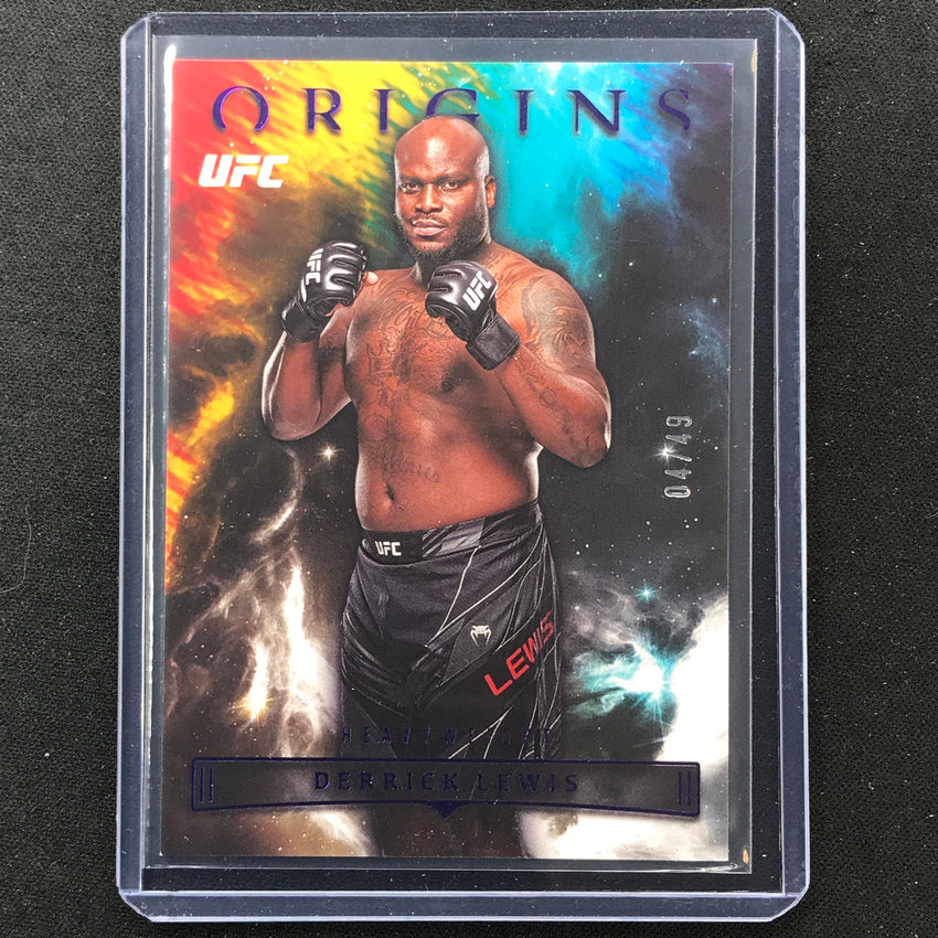 2023 Chronicles UFC Derrick Lewis Origins Purple 4/49
