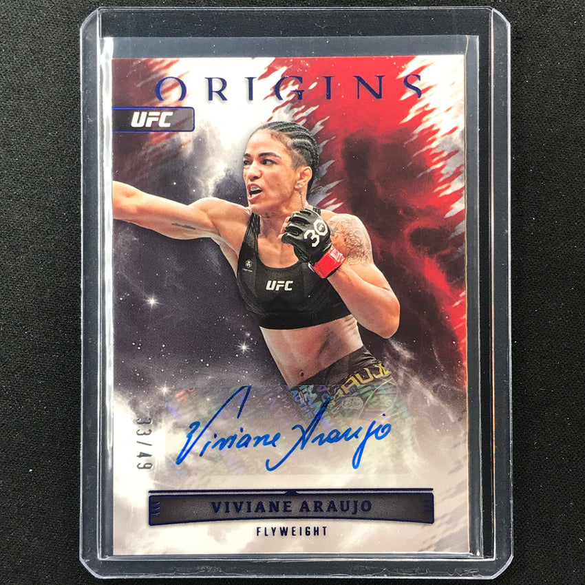2023 Chronicles UFC Viviane Araujo Origins Auto Blue 33/49