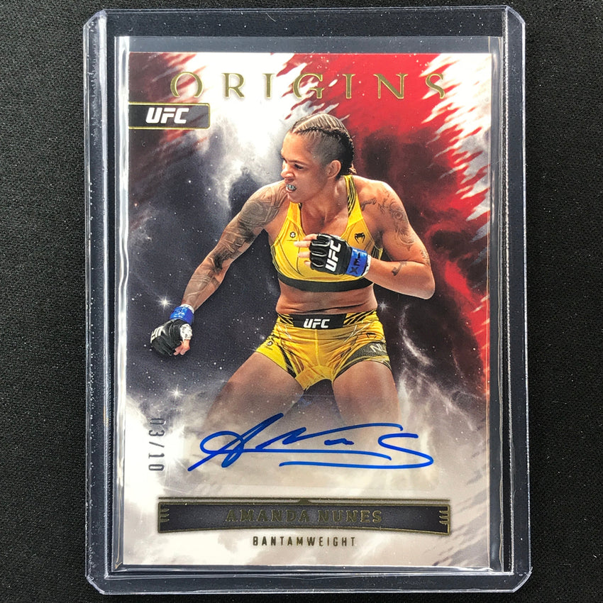 2023 Chronicles UFC Amanda Nunes Origins Auto Gold 3/10