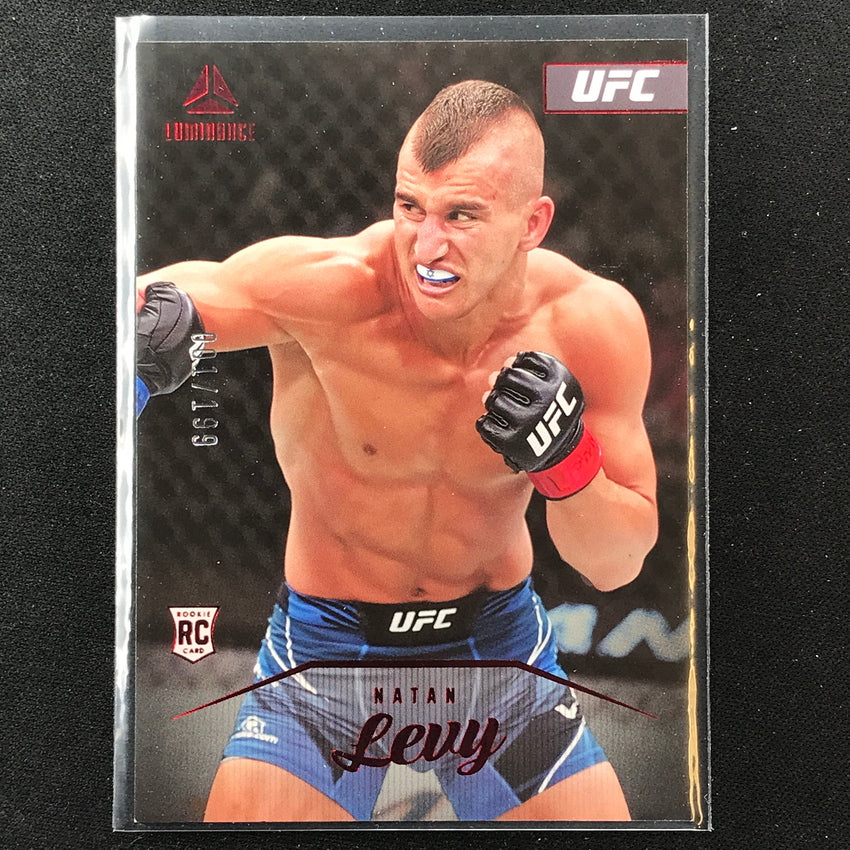 2023 Chronicles UFC NATAN LEVY Luminance Rookie Red /199 #157