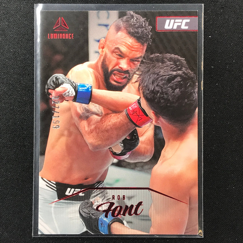 2023 Chronicles UFC ROB FONT Luminance Red /199 #158