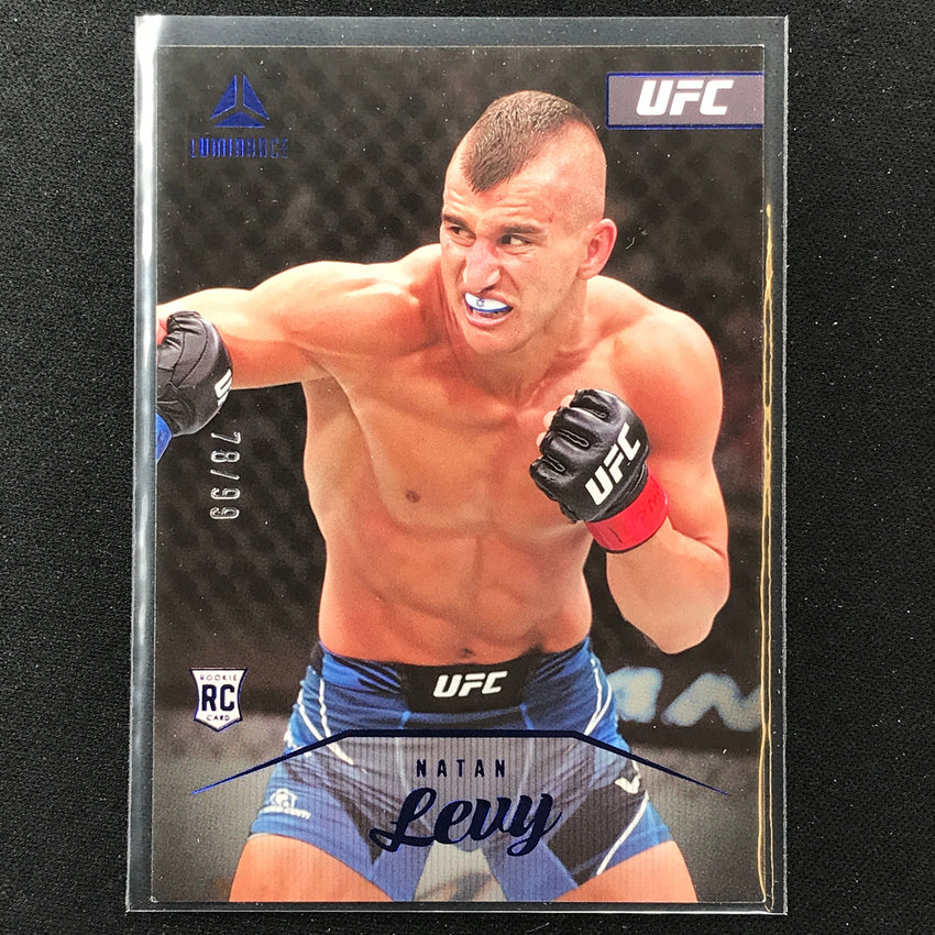 2023 Chronicles UFC NATAN LEVY Luminance Rookie Blue 78/99 #157