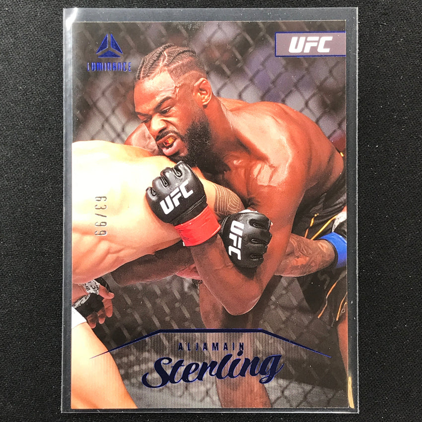 2023 Chronicles UFC Aljamain Sterling Luminance Blue 63/99