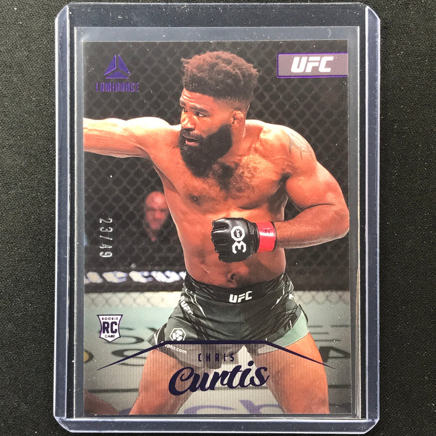 2023 Chronicles UFC Chris Curtis Luminance Rookie Purple 23/49