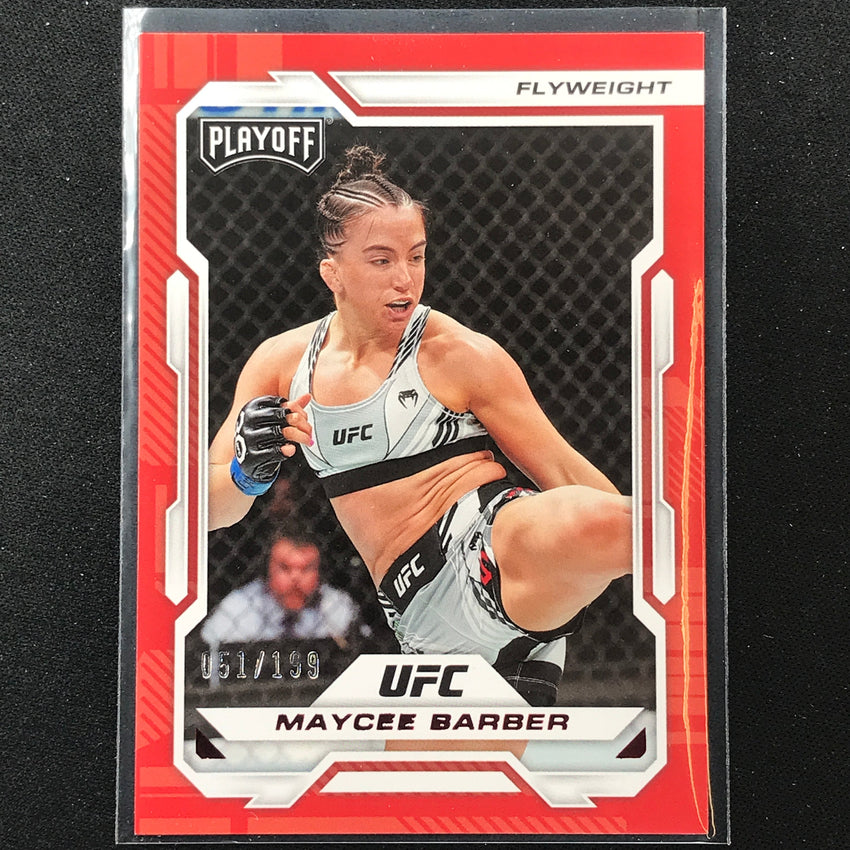 2023 Chronicles UFC Maycee Barber Playoff Red /199