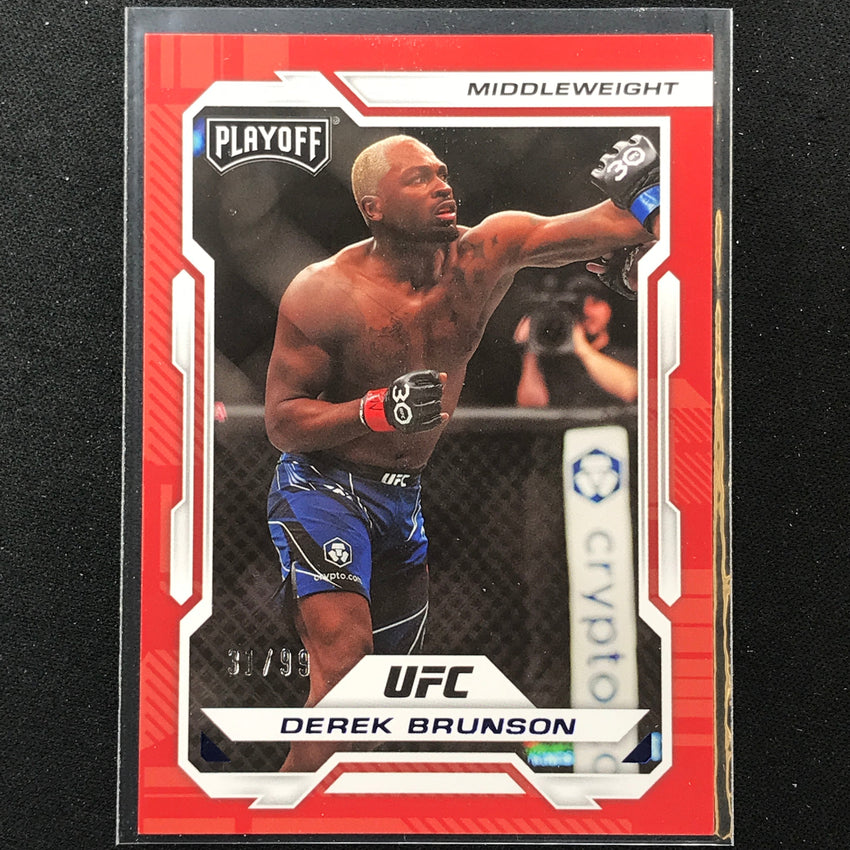 2023 Chronicles UFC Derek Brunson Playoff Blue 31/99