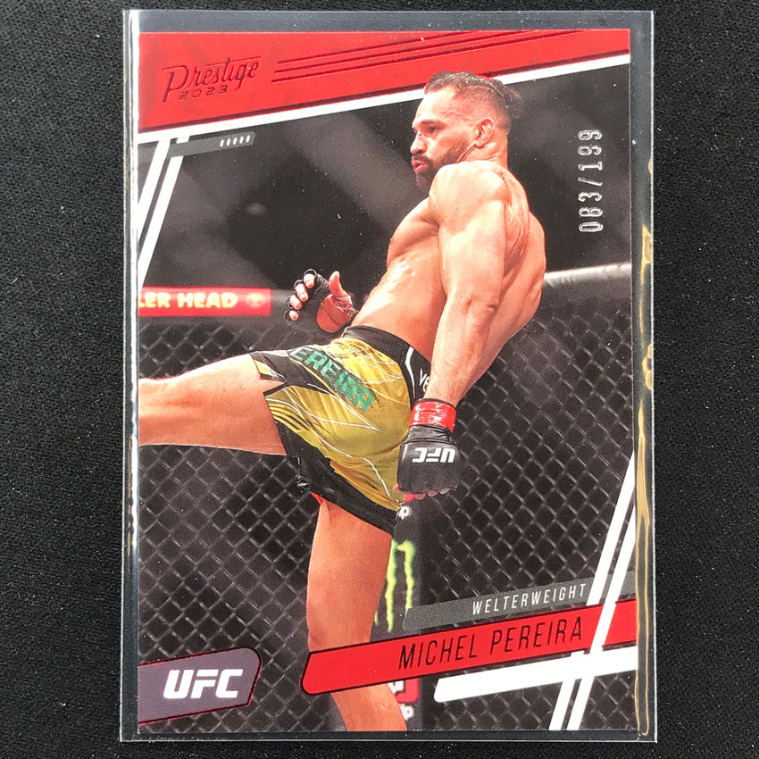 2023 Chronicles UFC MICHEL PEREIRA Prestige Red /199 #171