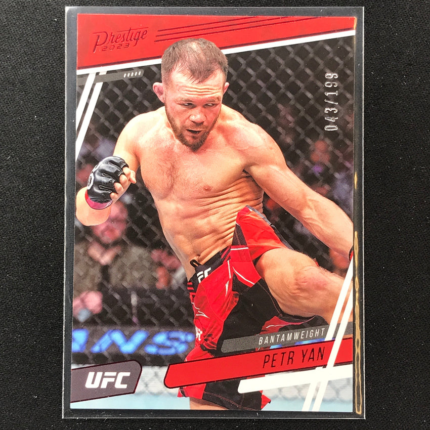 2023 Chronicles UFC PETR YAN Prestige Red /199 #178