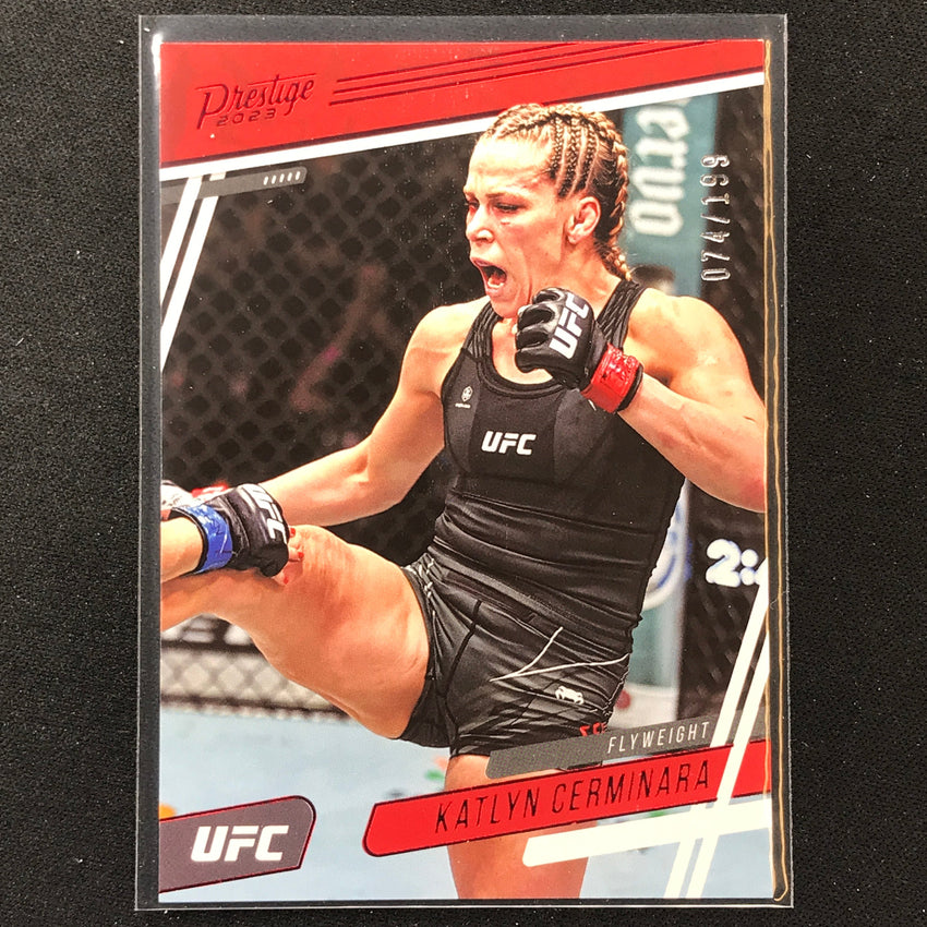 2023 Chronicles UFC KATLYN CERMINARA Prestige Red /199 #179