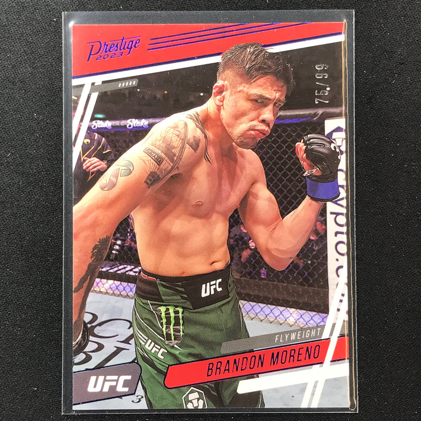 2023 Chronicles UFC Brandon Moreno Prestige Blue 75/99