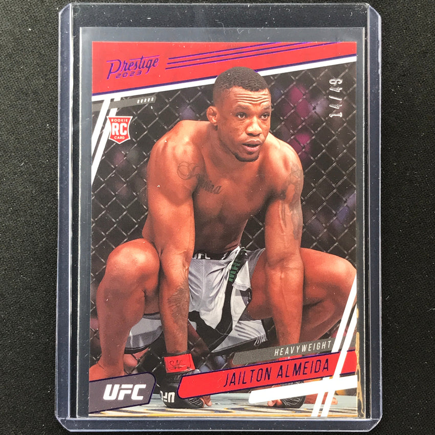 2023 Chronicles UFC JAILTON ALMEIDA Prestige Rookie Purple 14/49 #172