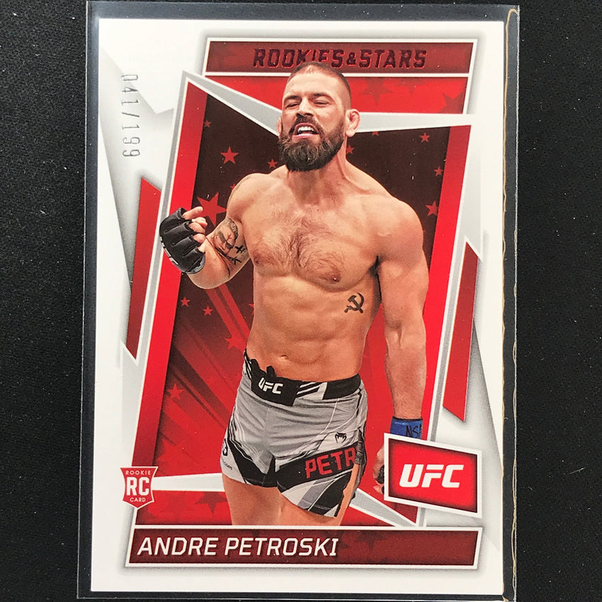 2023 Chronicles UFC ANDRE PETROSKI Rookies and Stars Rookie Red /199 #182