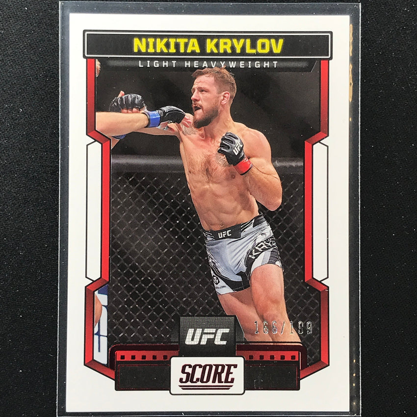 2023 Chronicles UFC NIKITA KRYLOV Score Red /199 #199