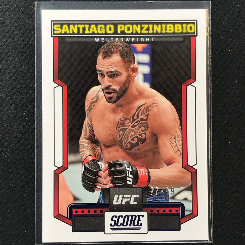 2023 Chronicles UFC Santiago Pinzinibbio Score Blue 77/99