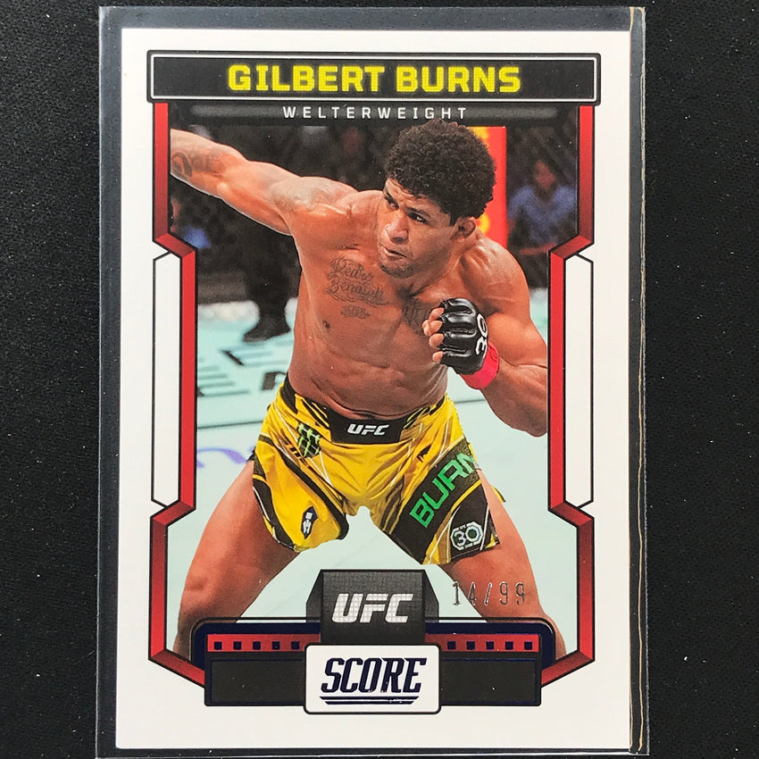 2023 Chronicles UFC Gilbert Burns Score Blue 14/99