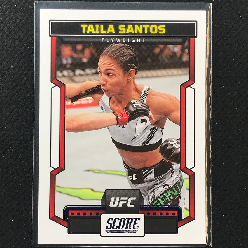 2023 Chronicles UFC Taila Santos Score Blue 4/99