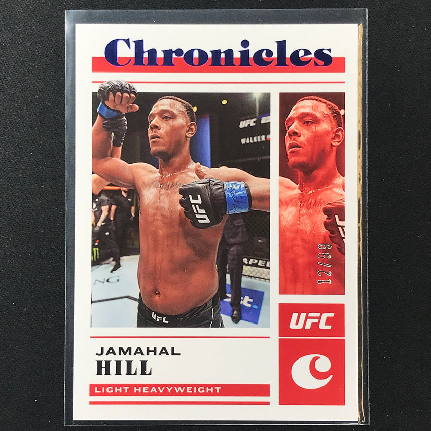 2023 Chronicles UFC JAMAHAL HILL Chronicles Base Set Blue 12/99 #60
