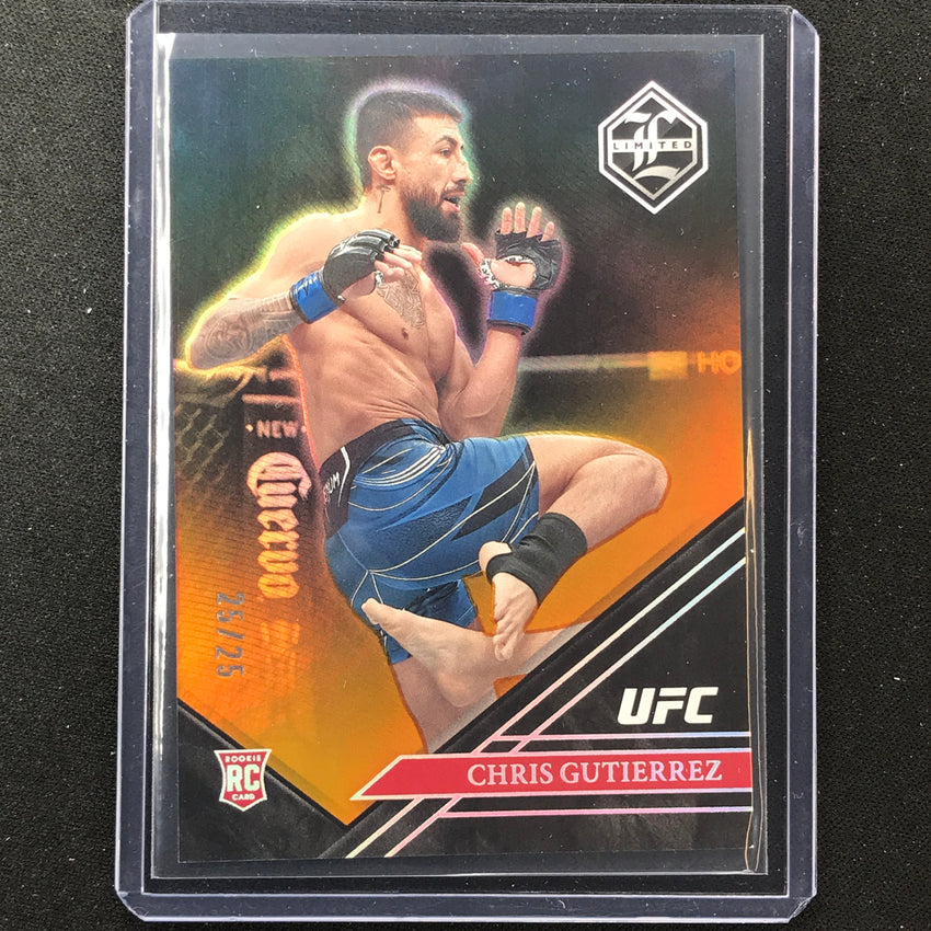 2023 Chronicles UFC Chris Gutierrez Limited Rookie Orange 25/25