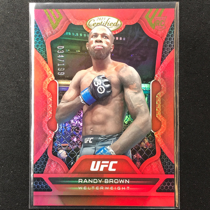 2023 Chronicles UFC RANDY BROWN Certified Rookie Red /199 #228