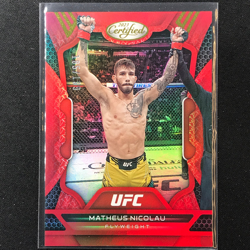 2023 Chronicles UFC MATHEUS NICOLAU Certified Red /199 #233