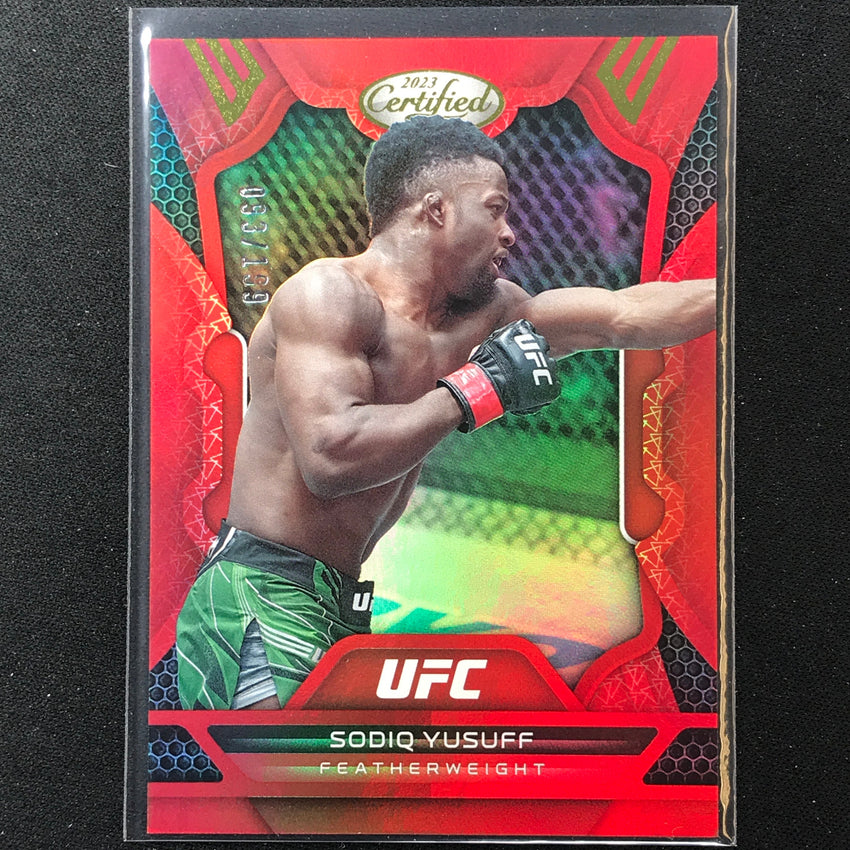 2023 Chronicles UFC SODIQ YUSUFF Certified Red /199 #235