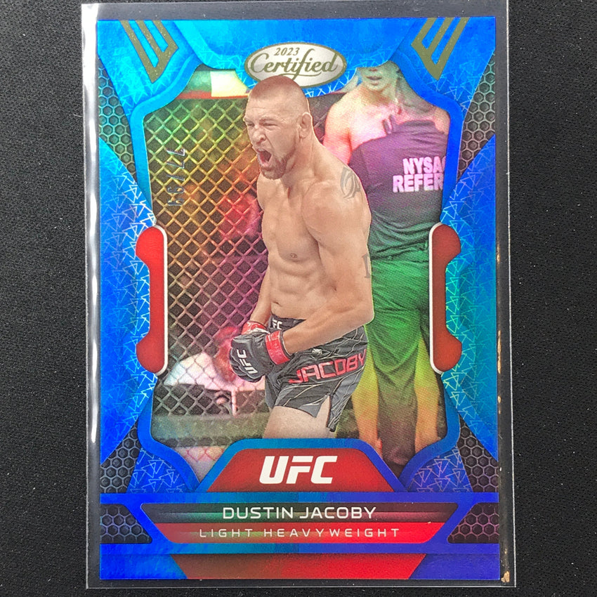 2023 Chronicles UFC DUSTIN JACOBY Certified Blue 77/99 #223
