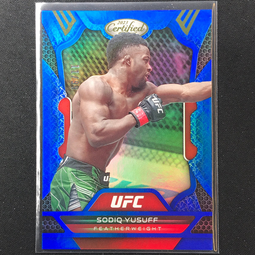2023 Chronicles UFC Sodiq Yusuff Certified Blue 11/99