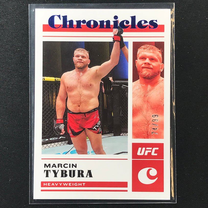 2023 Chronicles UFC MARCIN TYBURA Chronicles Base Set Blue 74/99 #67